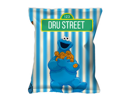 Cookie Monster Chip Bag (Canva Edit)